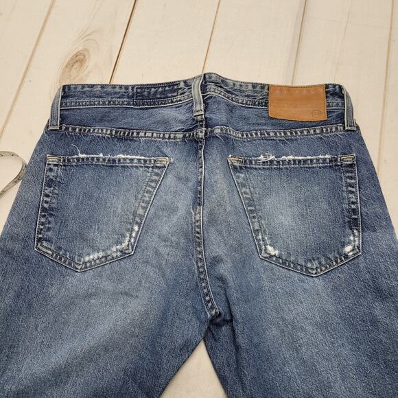 Adriano Goldschmeid The Tellis modern slim jeans ripped distressed moto - Picture 7 of 9